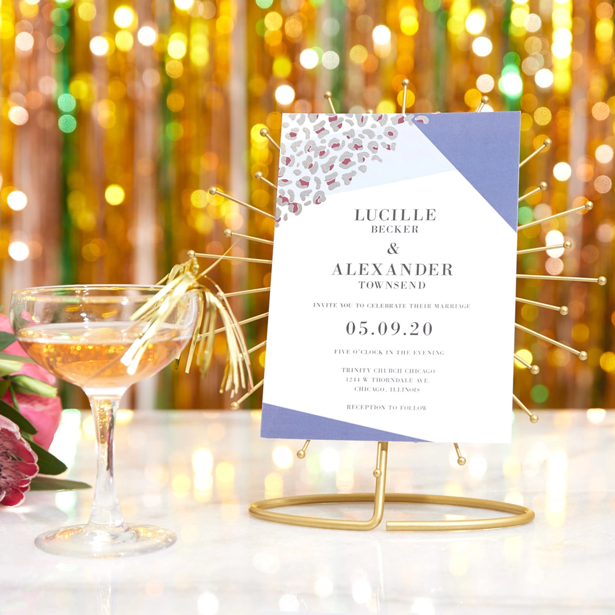 Shop the Glam Rock Collection Custom Invitation